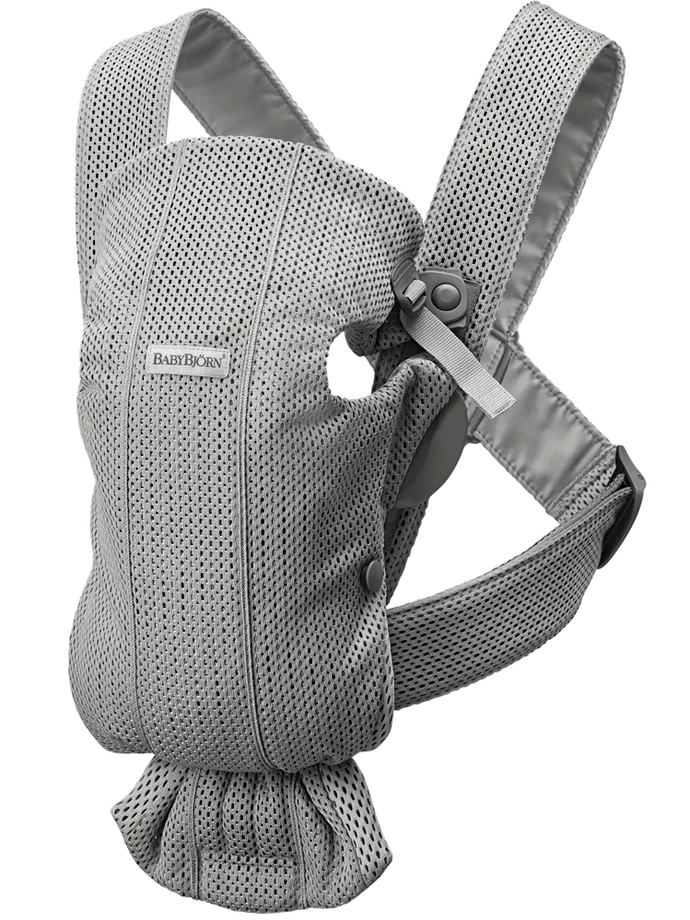 BabyBjorn Baby Carrier Mini, Gray 3D Mesh 6 BabyBjorn Baby Carrier Mini, Gray 3D Mesh - Image 4