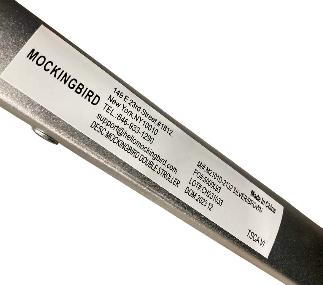 Mockingbird Single To Double 2.0 Stroller, Silver With Penny Leather, 2023 12 Mockingbird Single To Double 2.0 Stroller, Silver With Penny Leather, 2023 - Image 10