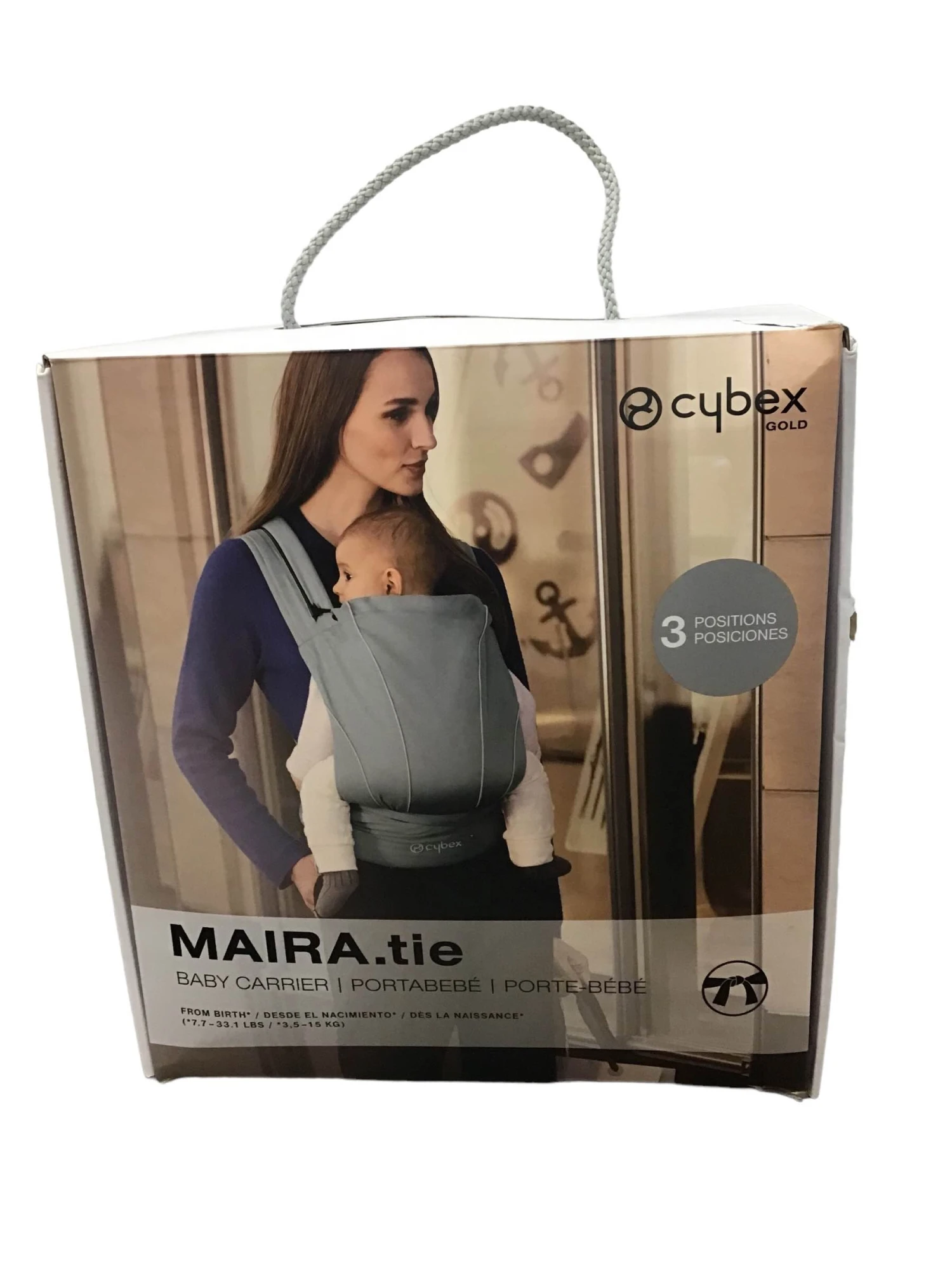 Cybex Maira Tie Baby Carrier, Lavastone Black 9 Cybex Maira Tie Baby Carrier, Lavastone Black - Image 7