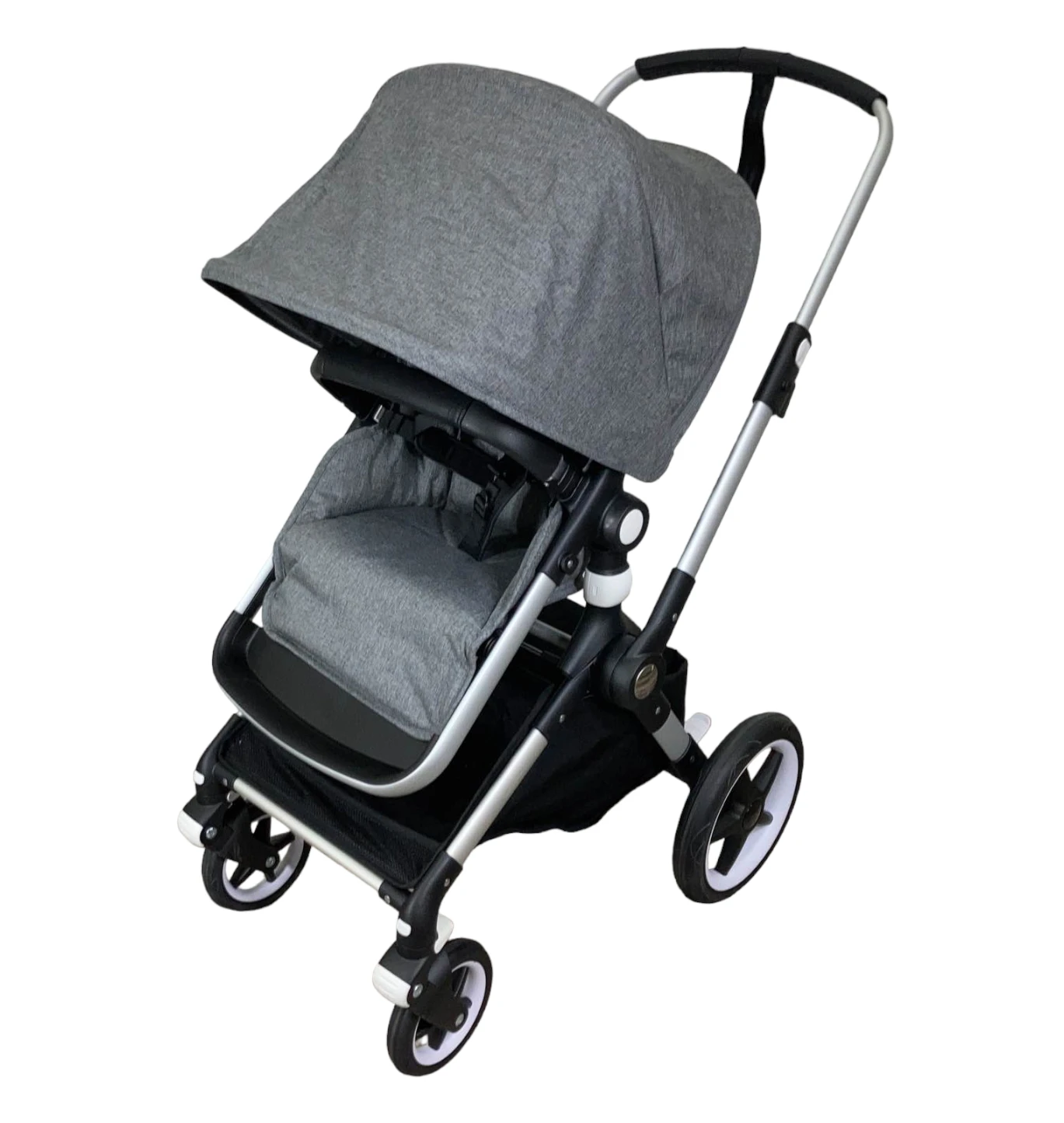 Bugaboo Lynx Stroller, 2020, Black, Grey Melange 3 Bugaboo Lynx Stroller, 2020, Black, Grey Melange