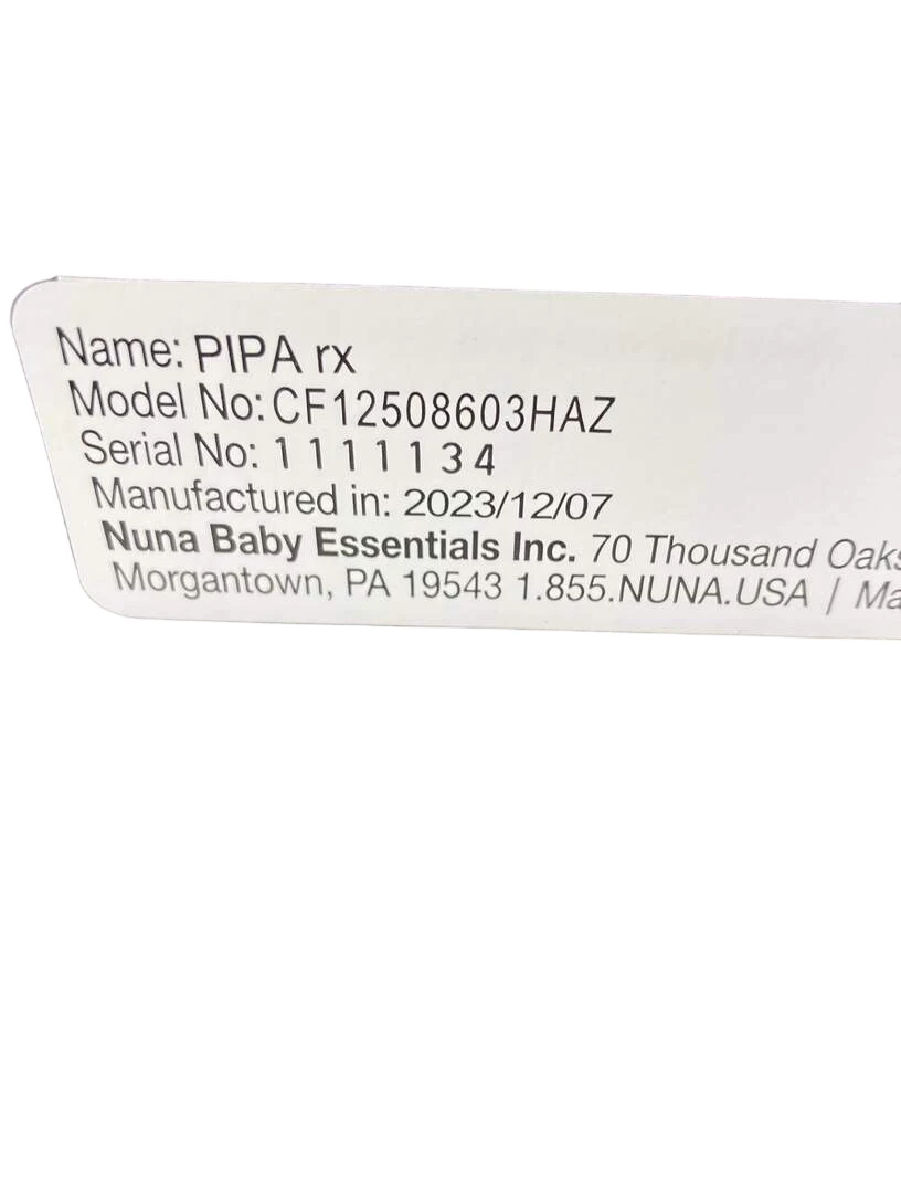 Nuna PIPA Rx Infant Car Seat With RELX Base, Hazelwood, 2023 12 Nuna PIPA Rx Infant Car Seat With RELX Base, Hazelwood, 2023 - Image 10