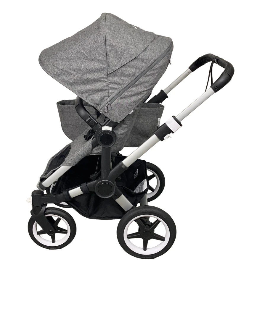 Bugaboo Donkey 3 Mono Stroller, 2020, Aluminum, Grey Melange, Grey Melange 5 Bugaboo Donkey 3 Mono Stroller, 2020, Aluminum, Grey Melange, Grey Melange - Image 3