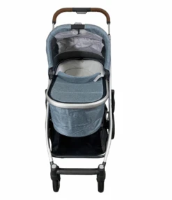 UPPAbaby VISTA V2 Stroller, Bassinet And Frame Only, Gregory (Blue Melange), 2021 -Kindly Baby Shop 66399818 ce08 4b1c 93dc 6c478fa05dfd