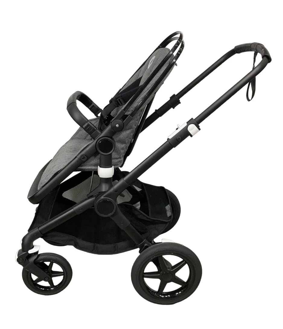 Bugaboo Fox 3 Stroller, 2021, Black, Grey Melange 5 Bugaboo Fox 3 Stroller, 2021, Black, Grey Melange - Image 3