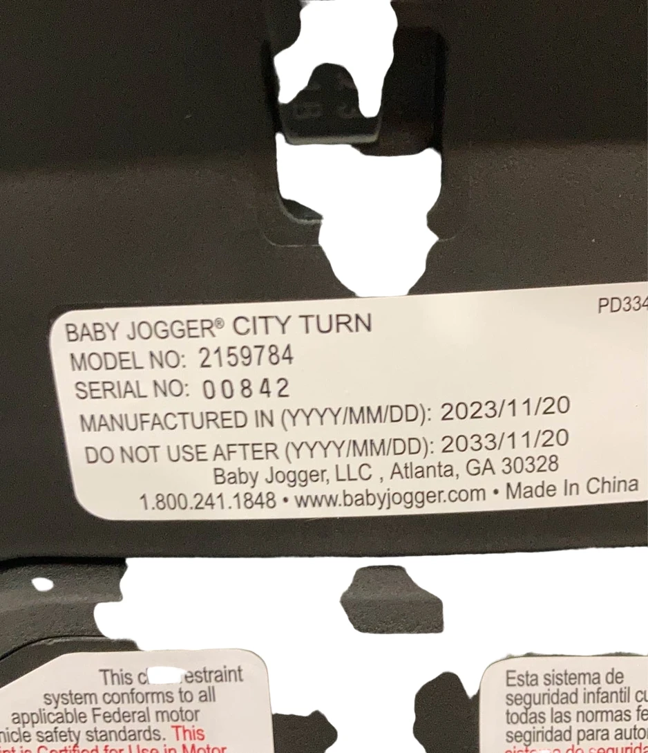 Baby Jogger City Turn Car Seat, 2023, Onyx Black 8 Baby Jogger City Turn Car Seat, 2023, Onyx Black - Image 6