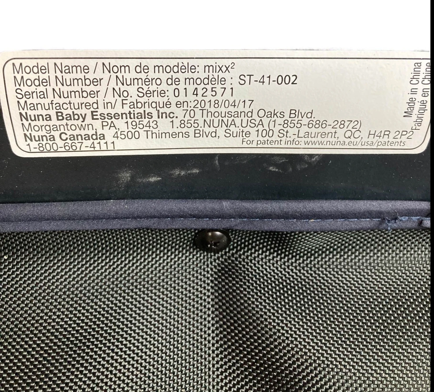 Nuna MIXX2 Stroller, Indigo Blue, 2018 10 Nuna MIXX2 Stroller, Indigo Blue, 2018 - Image 8