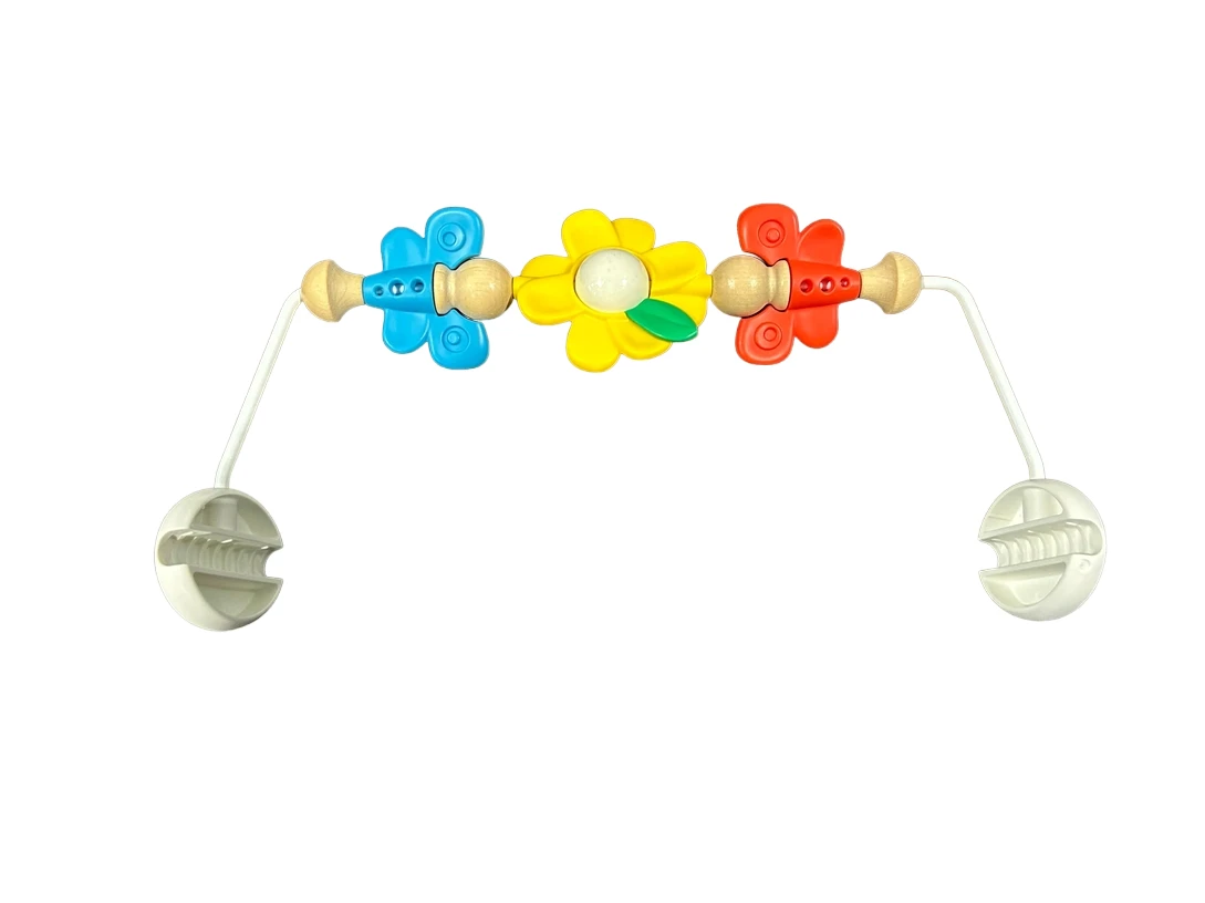 BabyBjorn Bouncer Balance With Toy Bar, Dark Grey/Grey, Black Frame 4 BabyBjorn Bouncer Balance With Toy Bar, Dark Grey/Grey, Black Frame - Image 2