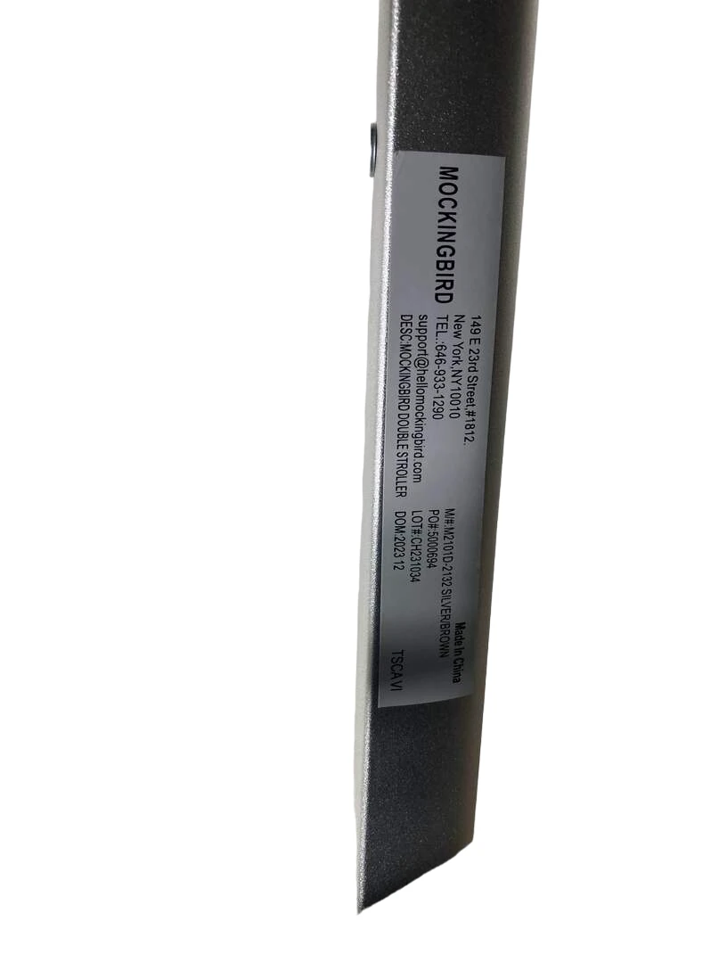 Mockingbird Single To Double 2.0 Stroller, 2023, Silver With Penny Leather, Watercolor Drops, Sage 12 Mockingbird Single To Double 2.0 Stroller, 2023, Silver With Penny Leather, Watercolor Drops, Sage - Image 10