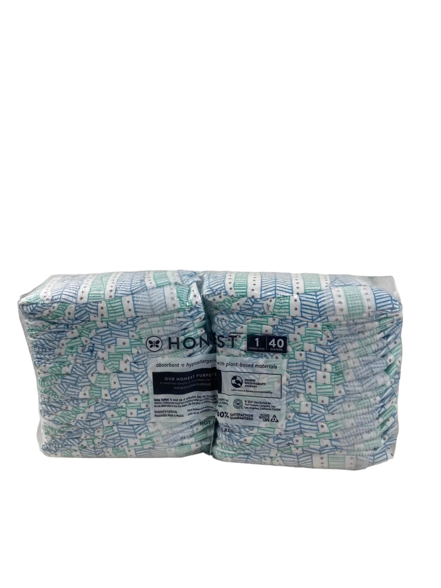 Honest Company Club Box Diapers, Size 1, 40 Count 5 Honest Company Club Box Diapers, Size 1, 40 Count - Image 3