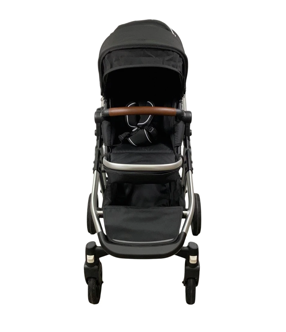 Mockingbird Single To Double 2.0 Stroller, 2023, Silver With Penny Leather, Watercolor Drops, Black 7 Mockingbird Single To Double 2.0 Stroller, 2023, Silver With Penny Leather, Watercolor Drops, Black - Image 5