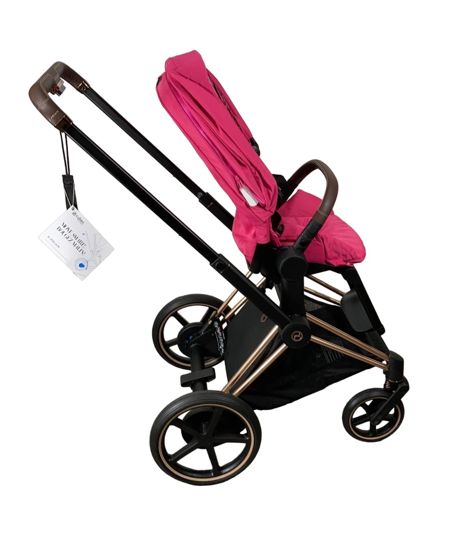 Cybex E-PRIAM Electric Stroller, Rosegold, Fancy Pink/Rose, 2019 4 Cybex E-PRIAM Electric Stroller, Rosegold, Fancy Pink/Rose, 2019 - Image 2