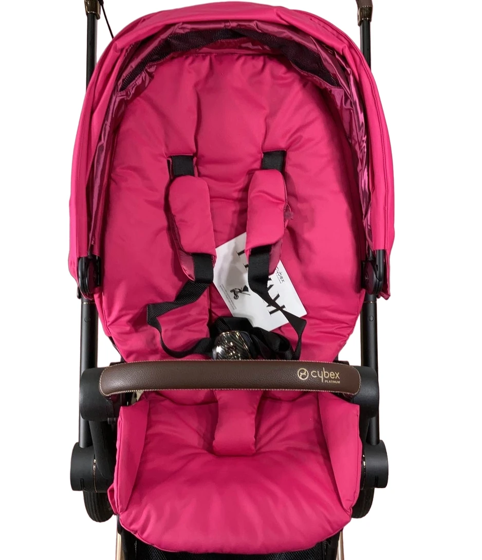 Cybex E-PRIAM Electric Stroller, Rosegold, Fancy Pink/Rose, 2019 7 Cybex E-PRIAM Electric Stroller, Rosegold, Fancy Pink/Rose, 2019 - Image 5