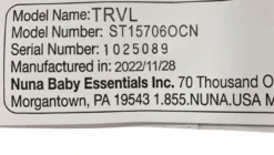 Nuna Trvl Stroller, 2022, Ocean 19 Nuna Trvl Stroller, 2022, Ocean -Kindly Baby Shop 802daab4 a64b 421e b423 cce22053cf45