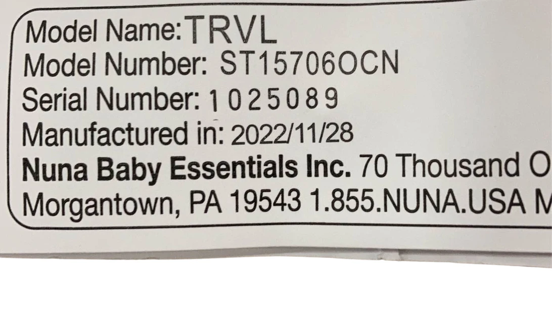 Nuna Trvl Stroller, 2022, Ocean 10 Nuna Trvl Stroller, 2022, Ocean - Image 8