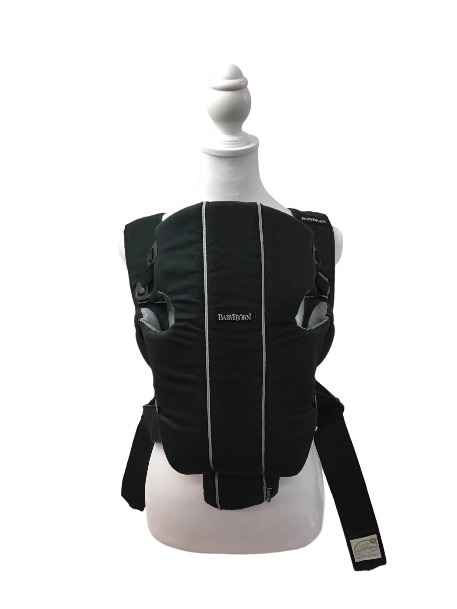 BabyBjorn Original Baby Carrier, Cotton, Black Granite 5 BabyBjorn Original Baby Carrier, Cotton, Black Granite - Image 3