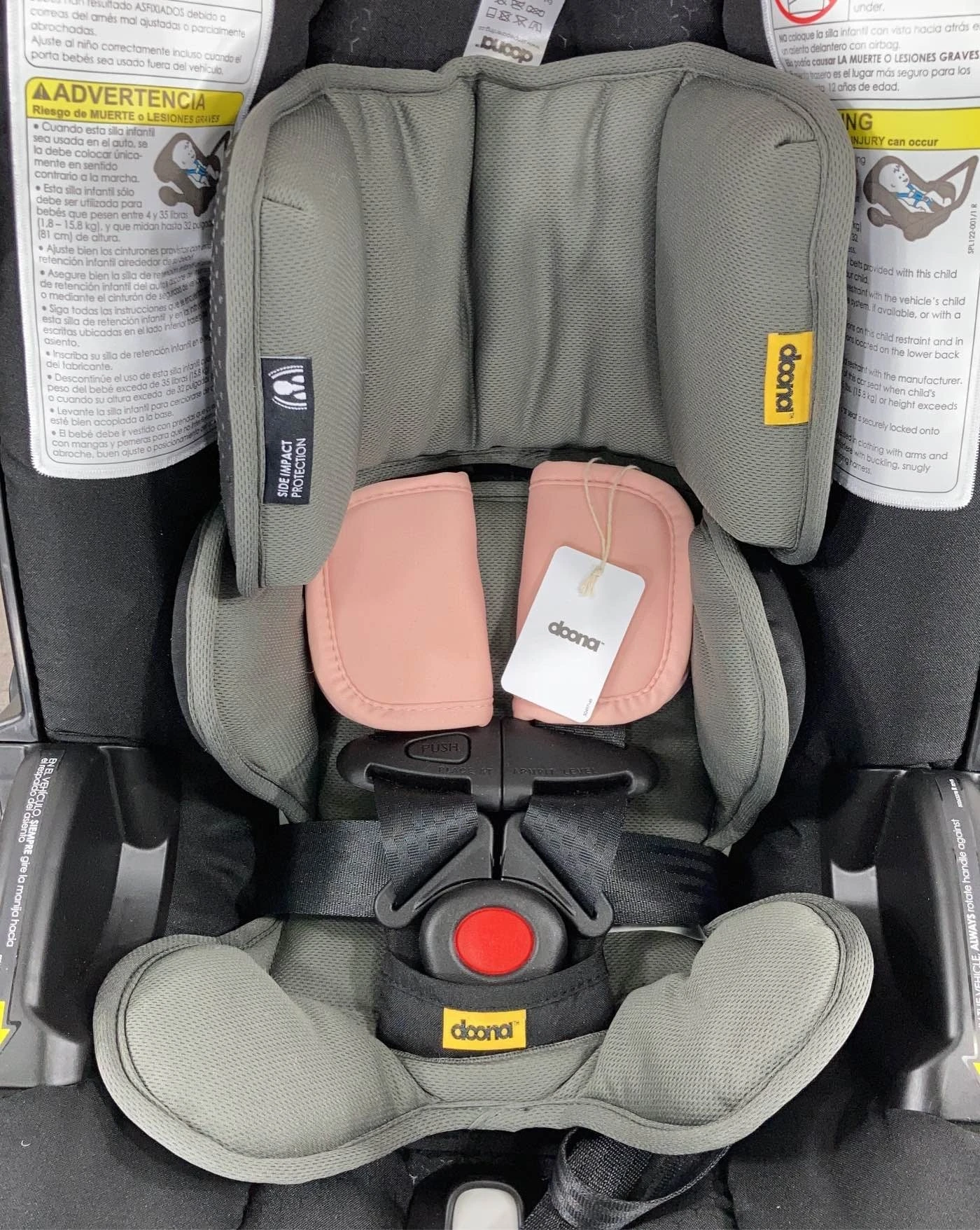 Doona Infant Car Seat & Stroller Combo, Blush Pink, 2021 9 Doona Infant Car Seat & Stroller Combo, Blush Pink, 2021 - Image 7