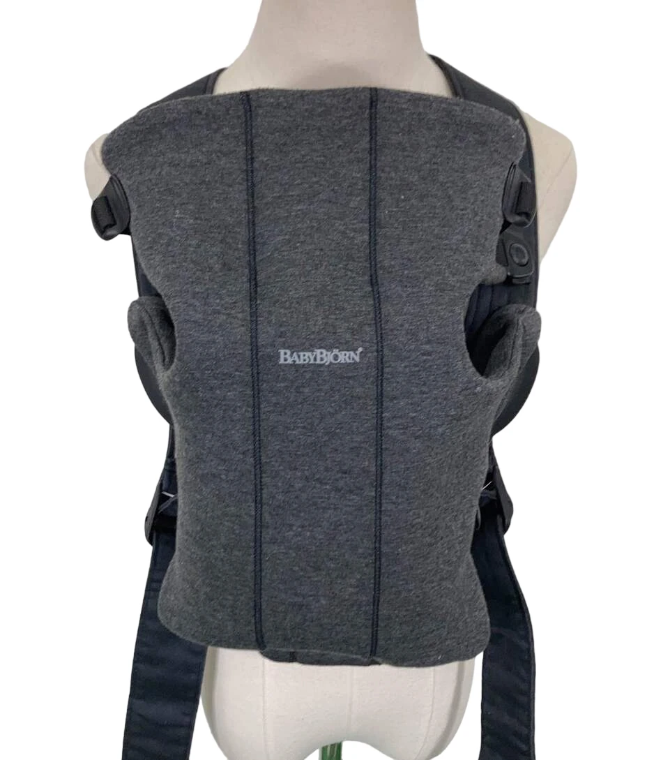 BabyBjorn Baby Carrier Mini, Charcoal Gray 3D Jersey 4 BabyBjorn Baby Carrier Mini, Charcoal Gray 3D Jersey - Image 2