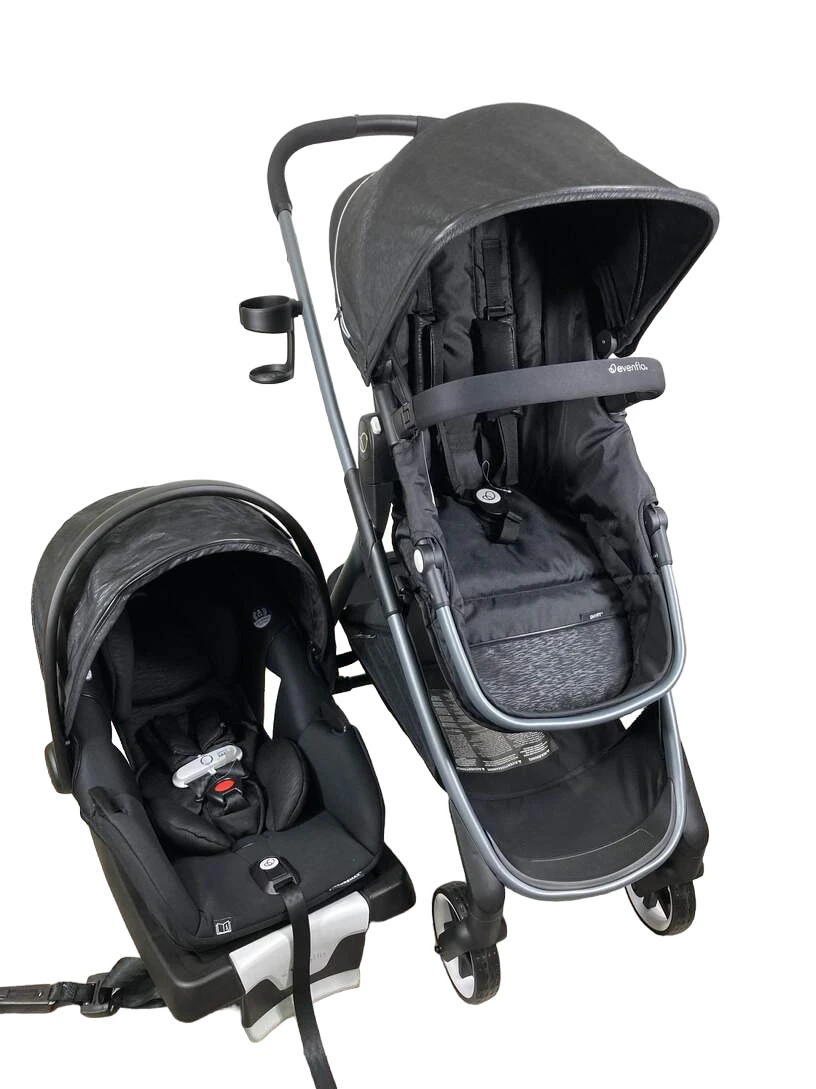 Evenflo Shyft Travel System Stroller With Securemax Infant Car Seat, 2022 3 Evenflo Shyft Travel System Stroller With Securemax Infant Car Seat, 2022