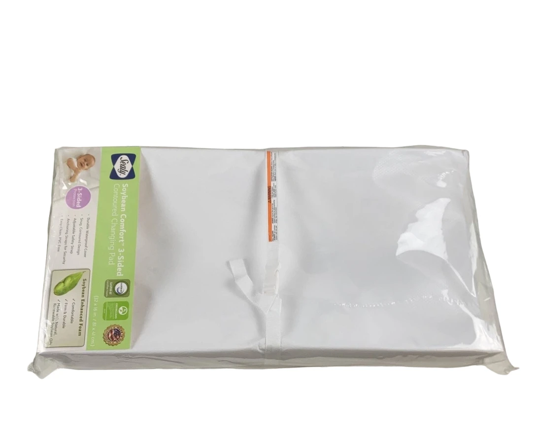 Sealy Soybean Comfort 3-Sided Contoured Changing Pad 5 Sealy Soybean Comfort 3-Sided Contoured Changing Pad - Image 3