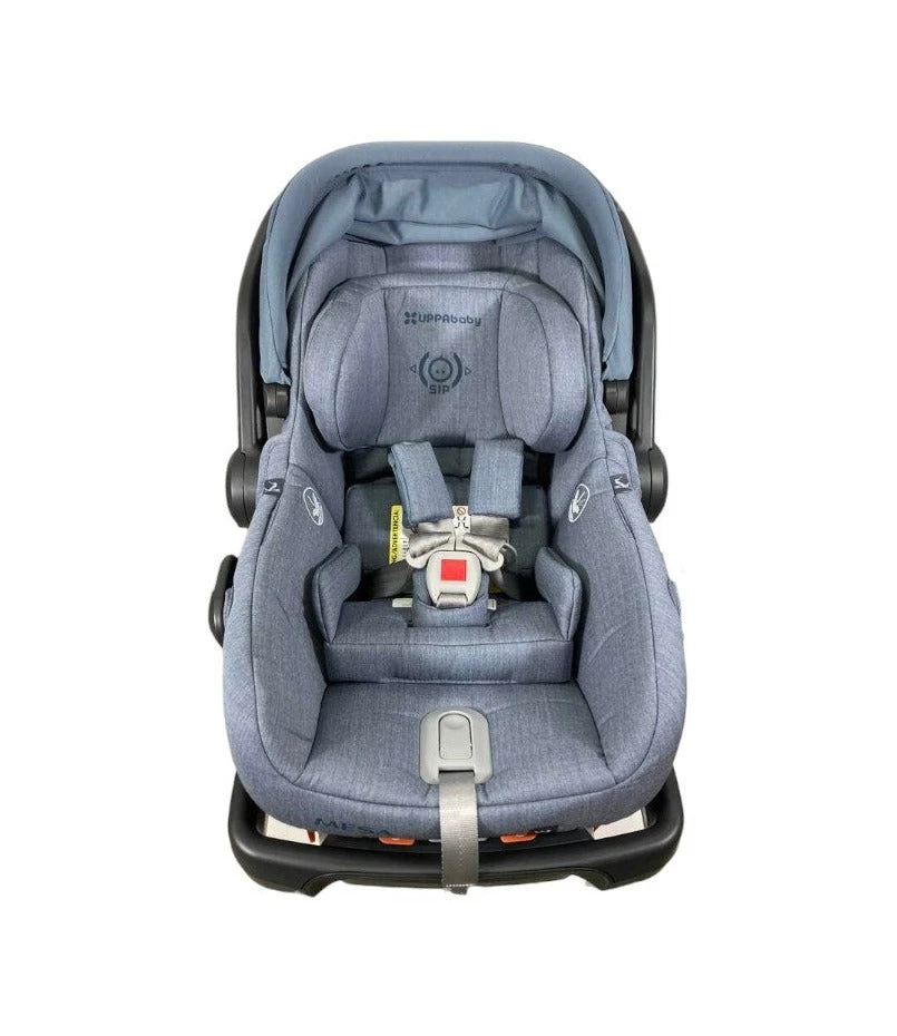 UPPAbaby MESA V2 Infant Car Seat, Gregory (Blue Melange Merino Wool), 2023 5 UPPAbaby MESA V2 Infant Car Seat, Gregory (Blue Melange Merino Wool), 2023 - Image 3