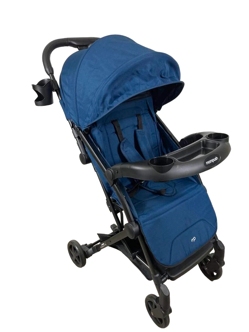 Mompush Lithe V2 Stroller, 2022, Navy 3 Mompush Lithe V2 Stroller, 2022, Navy