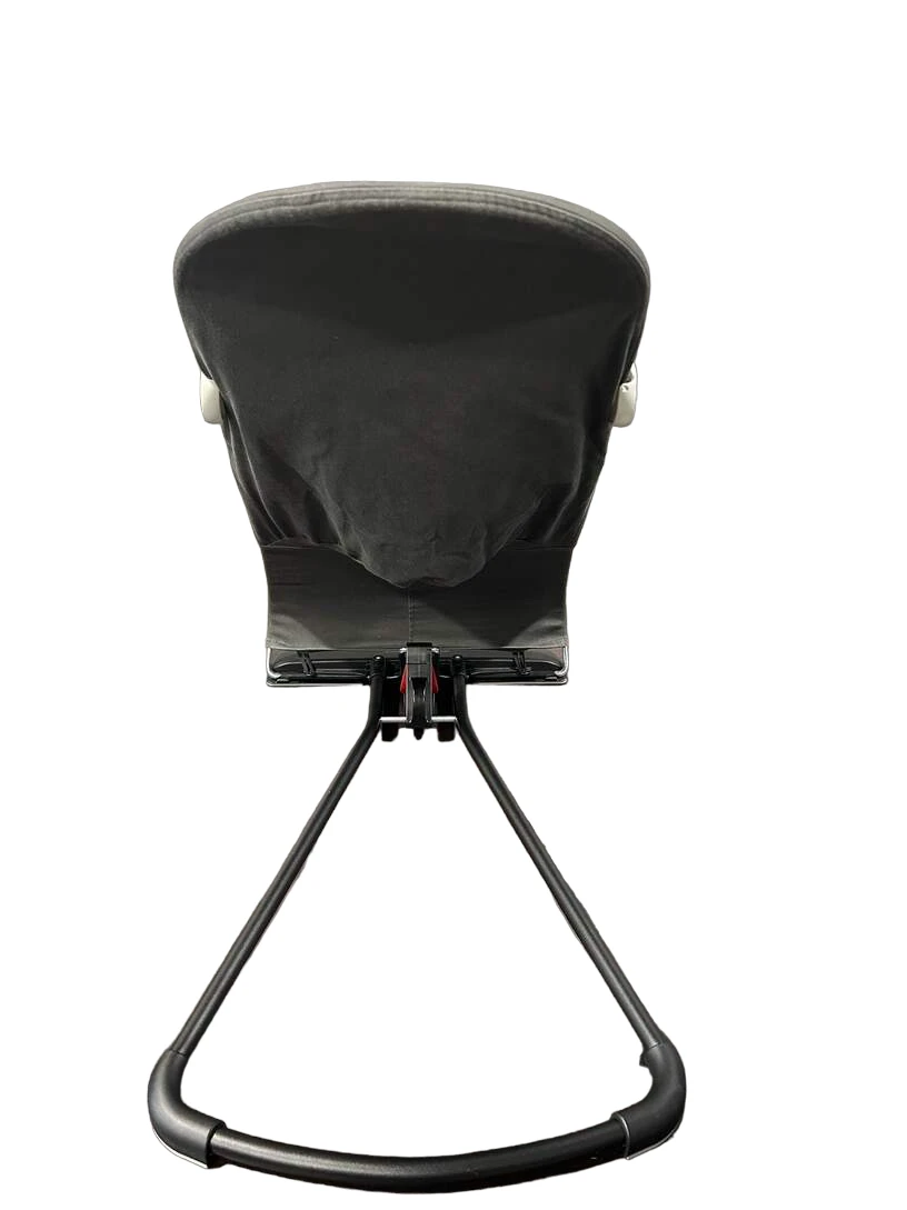 BabyBjorn Bouncer Balance With Toy Bar, Dark Grey/Grey, Black Frame 6 BabyBjorn Bouncer Balance With Toy Bar, Dark Grey/Grey, Black Frame - Image 4