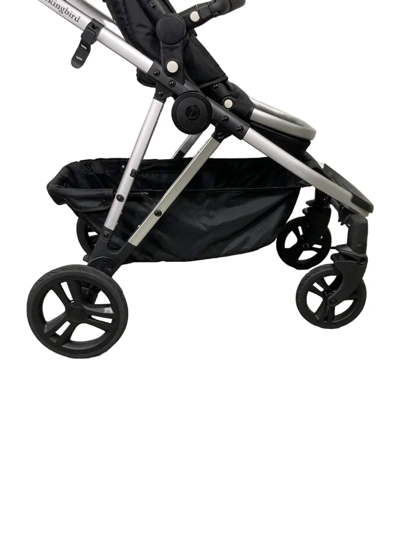 Mockingbird Single To Double 2.0 Stroller, Silver With Black Leather, 2023 11 Mockingbird Single To Double 2.0 Stroller, Silver With Black Leather, 2023 - Image 9