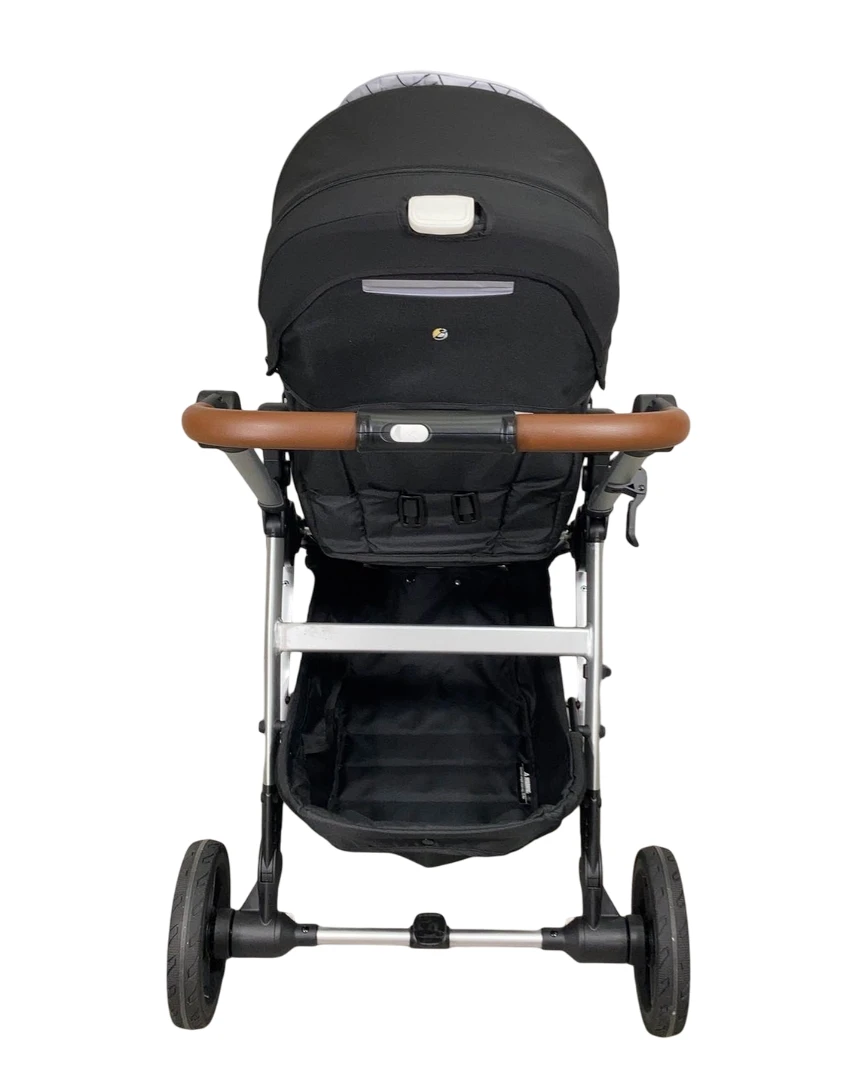 Mockingbird Single 2.0 Stroller, Silver With Penny Leather, Windowpane, Black, 2023 10 Mockingbird Single 2.0 Stroller, Silver With Penny Leather, Windowpane, Black, 2023 - Image 8