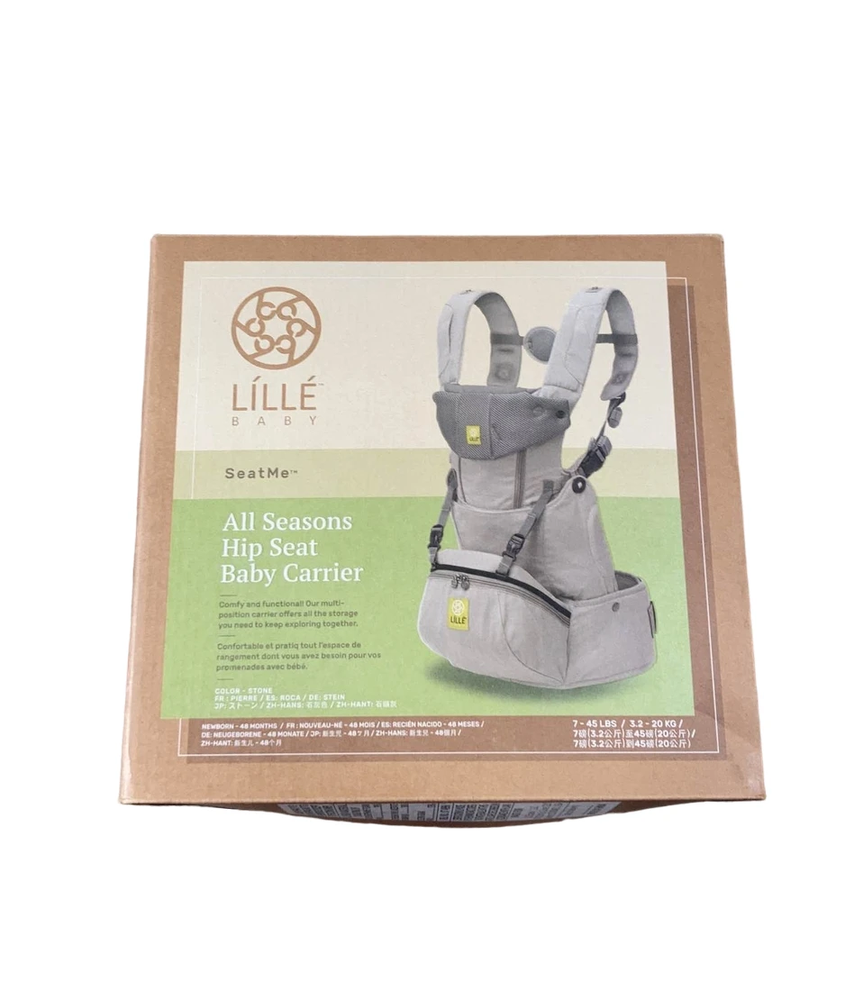Lillebaby SeatMe All Seasons Hip Seat Baby Carrier, Stone 4 Lillebaby SeatMe All Seasons Hip Seat Baby Carrier, Stone - Image 2