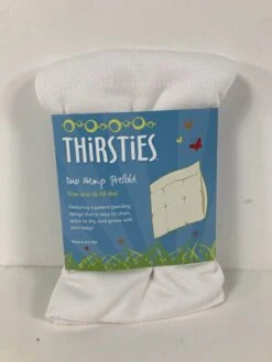 Thirsties Duo Hemp Prefold, Size One (6-18 Lbs)