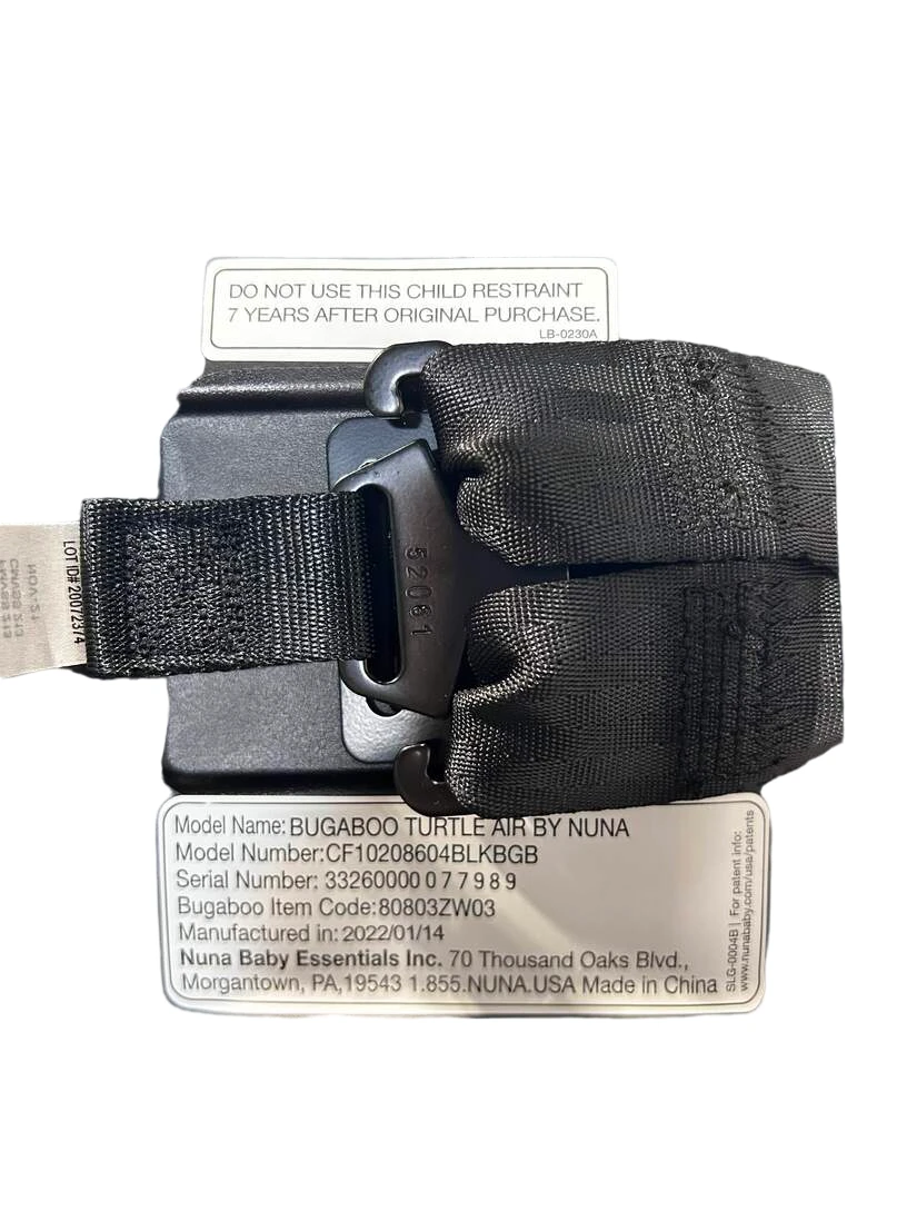 Bugaboo Turtle Air By Nuna Car Seat, 2022, Black 11 Bugaboo Turtle Air By Nuna Car Seat, 2022, Black - Image 9