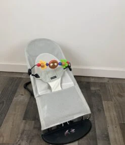 BabyBjorn Bouncer Balance, Light Gray, Black Frame, With Toy Bar 8 BabyBjorn Bouncer Balance, Light Gray, Black Frame, With Toy Bar -Kindly Baby Shop b519f72905bfee8f283ba247e4b257db
