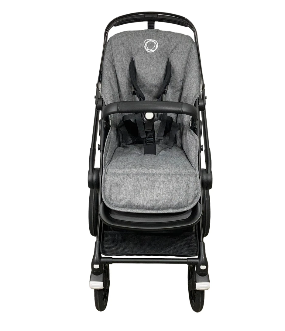 Bugaboo Fox 3 Stroller, 2021, Black, Grey Melange 6 Bugaboo Fox 3 Stroller, 2021, Black, Grey Melange - Image 4