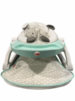 Fisher Price Premium Sit-Me-Up Floor Seat With Toy Tray, Lamb
