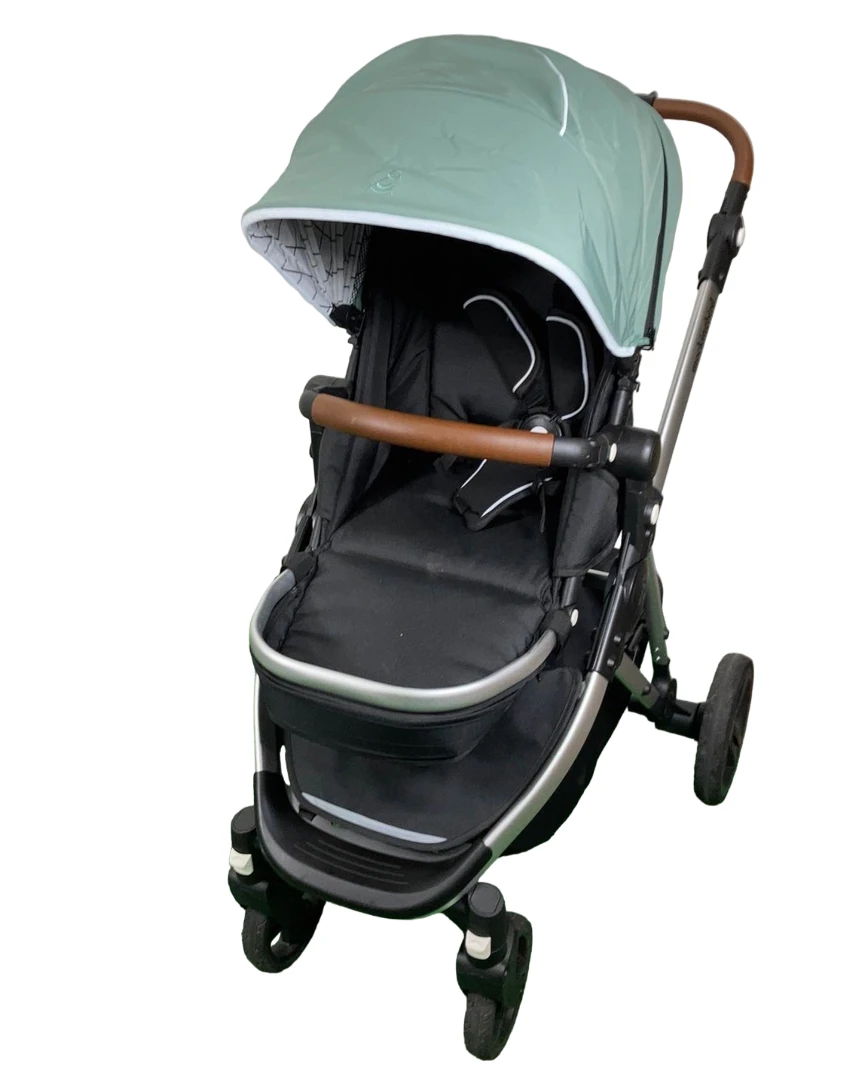 Mockingbird Single 2.0 Stroller, 2023, Silver With Penny Leather, Windowpane, Sage 3 Mockingbird Single 2.0 Stroller, 2023, Silver With Penny Leather, Windowpane, Sage
