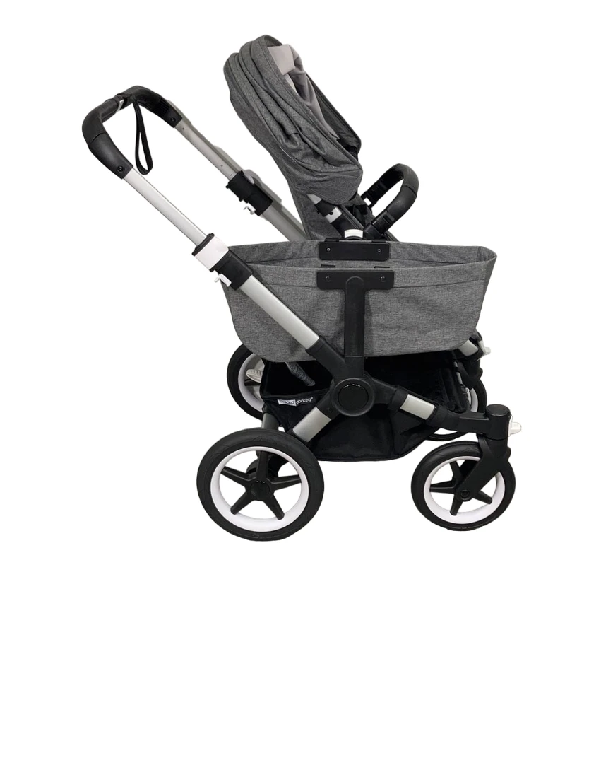 Bugaboo Donkey 3 Mono Stroller, 2020, Aluminum, Grey Melange, Grey Melange 4 Bugaboo Donkey 3 Mono Stroller, 2020, Aluminum, Grey Melange, Grey Melange - Image 2