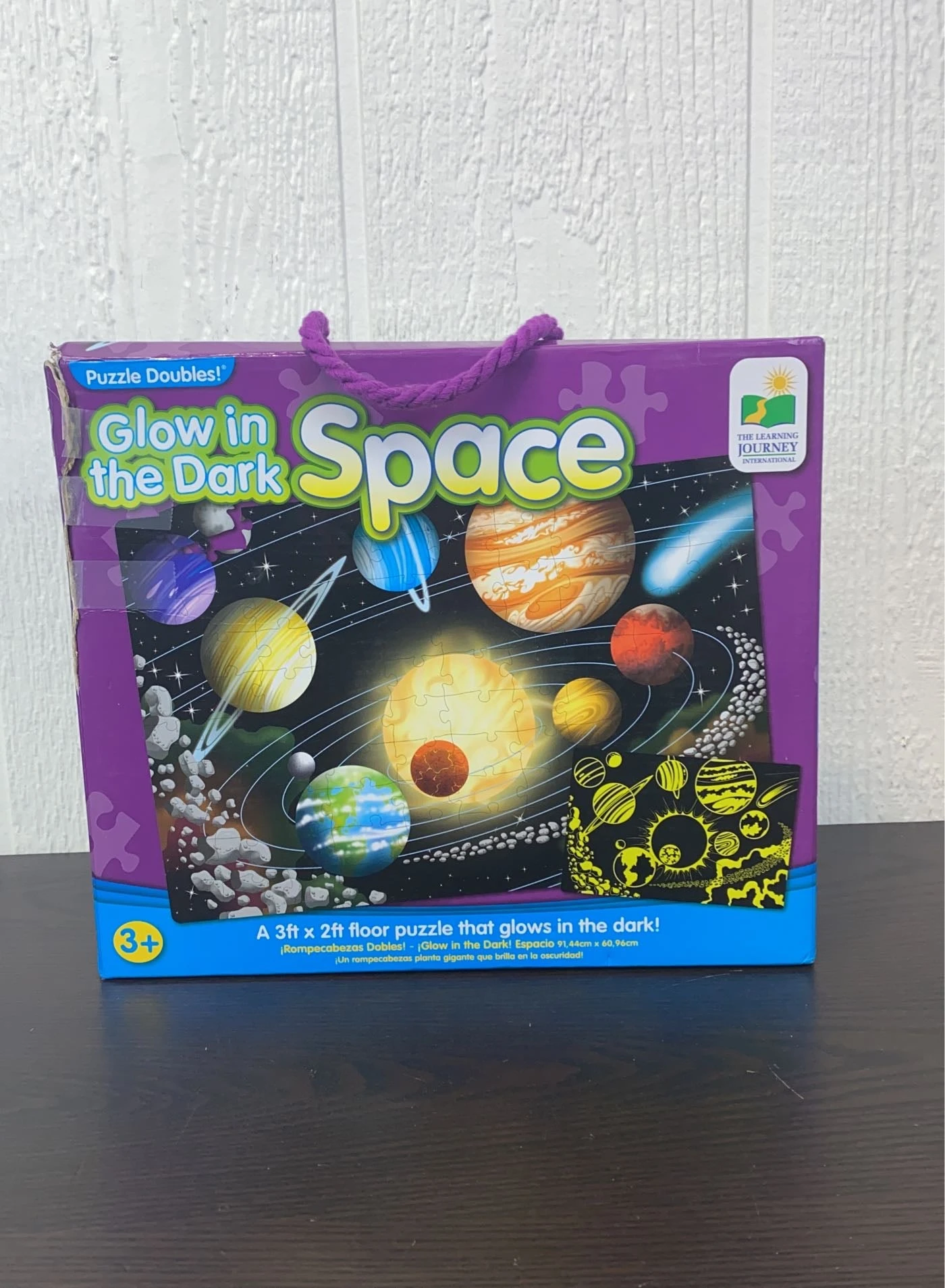 The Learning Journey Floor Puzzle, Glow In The Dark Space 3 The Learning Journey Floor Puzzle, Glow In The Dark Space