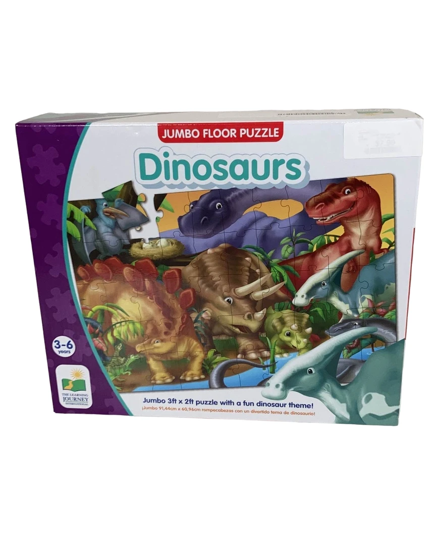 The Learning Journey Floor Puzzle, Dinosaur 3 The Learning Journey Floor Puzzle, Dinosaur