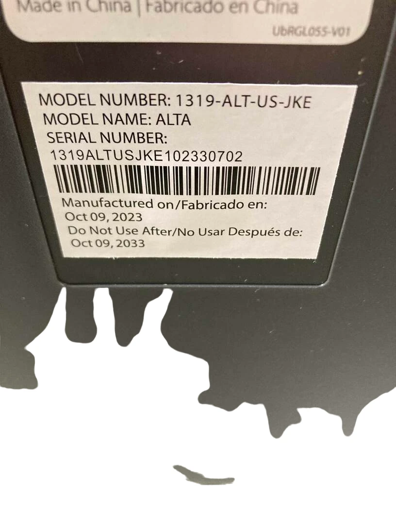 UPPAbaby ALTA High Back Booster Seat, Black Melange, 2023 8 UPPAbaby ALTA High Back Booster Seat, Black Melange, 2023 - Image 6