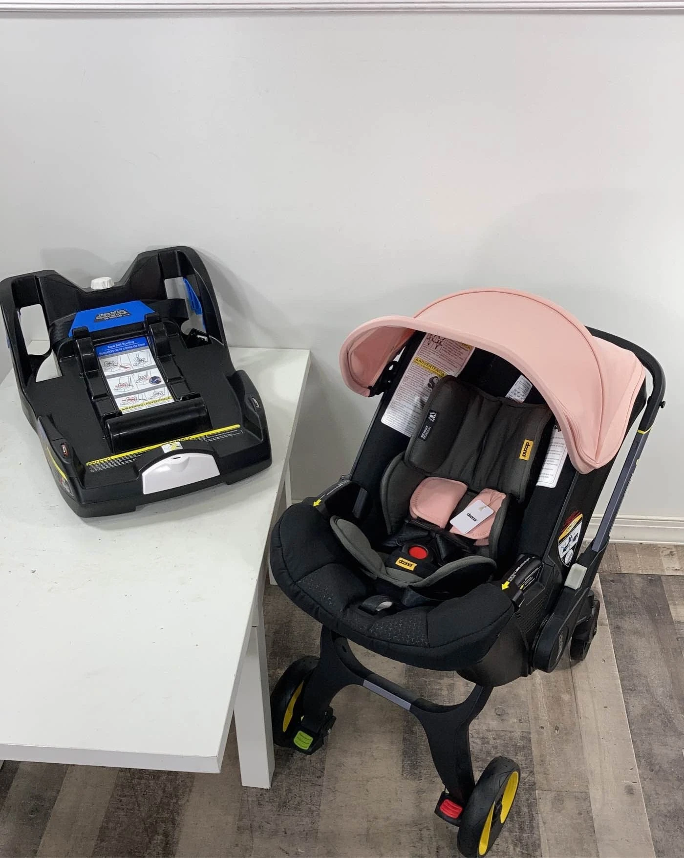 Doona Infant Car Seat & Stroller Combo, Blush Pink, 2021 4 Doona Infant Car Seat & Stroller Combo, Blush Pink, 2021 - Image 2