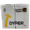 DYPER Bamboo Diapers, Single Sleeve, XS, 66 Count