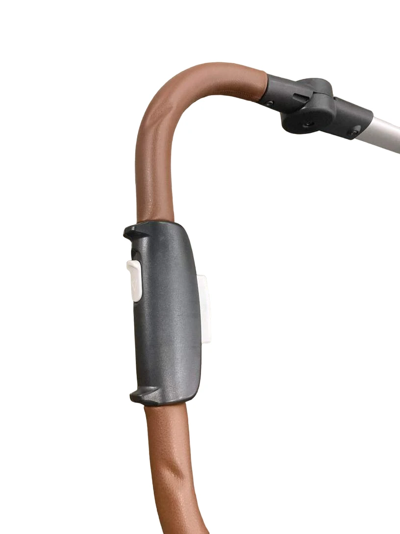 Mockingbird Double Stroller, 2022, Black, Windowpane Frame, Silver With Penny Leather 7 Mockingbird Double Stroller, 2022, Black, Windowpane Frame, Silver With Penny Leather - Image 5