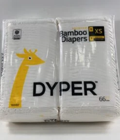 DYPER Bamboo Diapers, Single Sleeve, XS, 66 Count -Kindly Baby Shop d021e4a9 df09 45f0 b8f7 ab16a73d2f3f