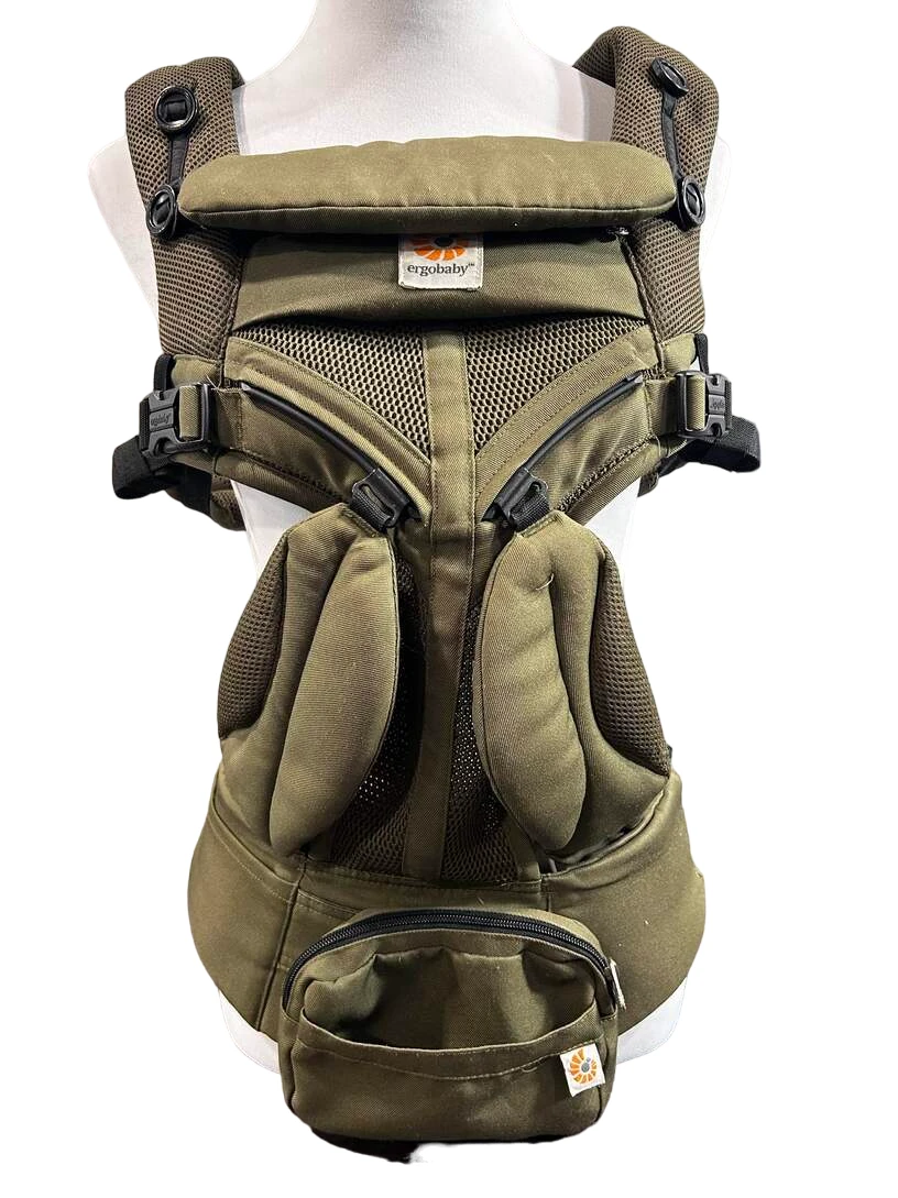 Ergobaby Omni 360 Cool Air Mesh Baby Carrier, Khaki Green 4 Ergobaby Omni 360 Cool Air Mesh Baby Carrier, Khaki Green - Image 2