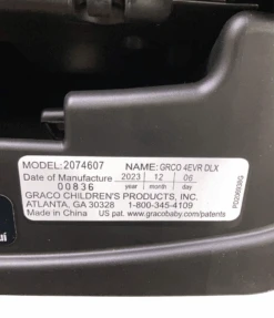 Graco 4Ever DLX 4-in-1 Car Seat, Fairmont, 2023 -Kindly Baby Shop d47ec374 17db 4329 bae4 0634964db72a