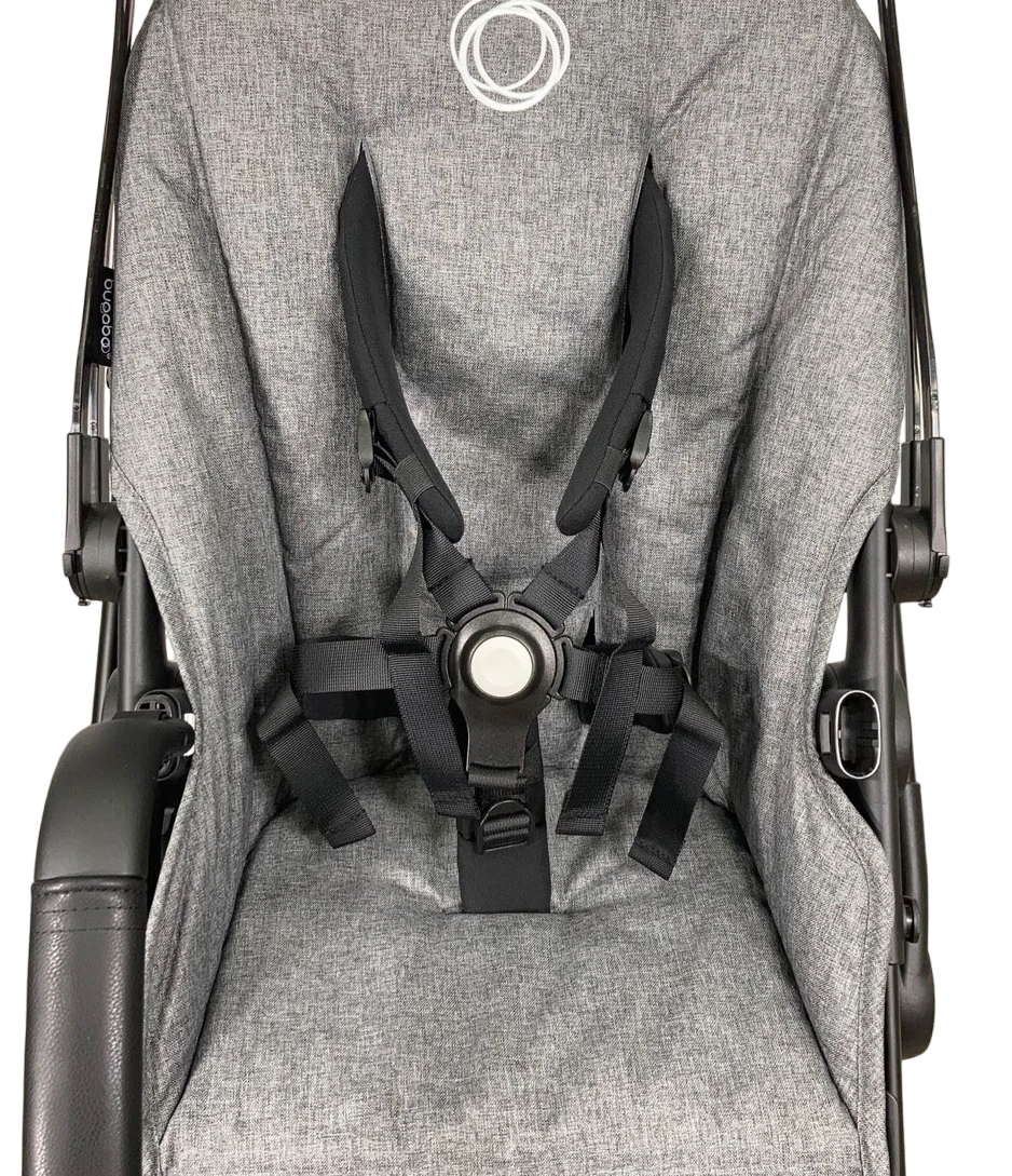 Bugaboo Fox 3 Stroller, 2021, Black, Grey Melange 8 Bugaboo Fox 3 Stroller, 2021, Black, Grey Melange - Image 6
