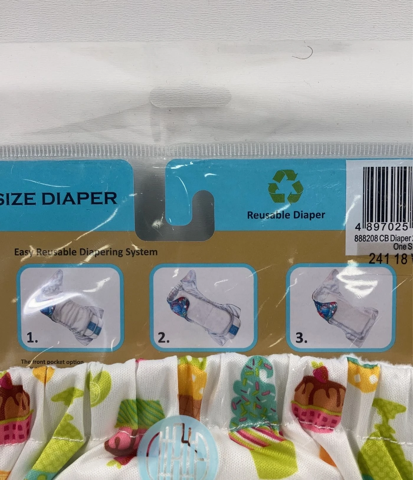 Charlie Banana Cloth Diapers, Gelato, One Size 5 Charlie Banana Cloth Diapers, Gelato, One Size - Image 3