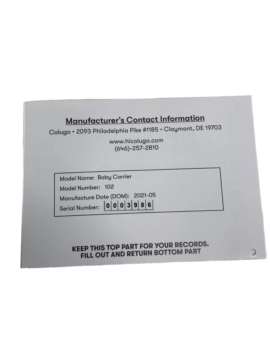 Colugo Carrier, Oxford Stripe 7 Colugo Carrier, Oxford Stripe - Image 5