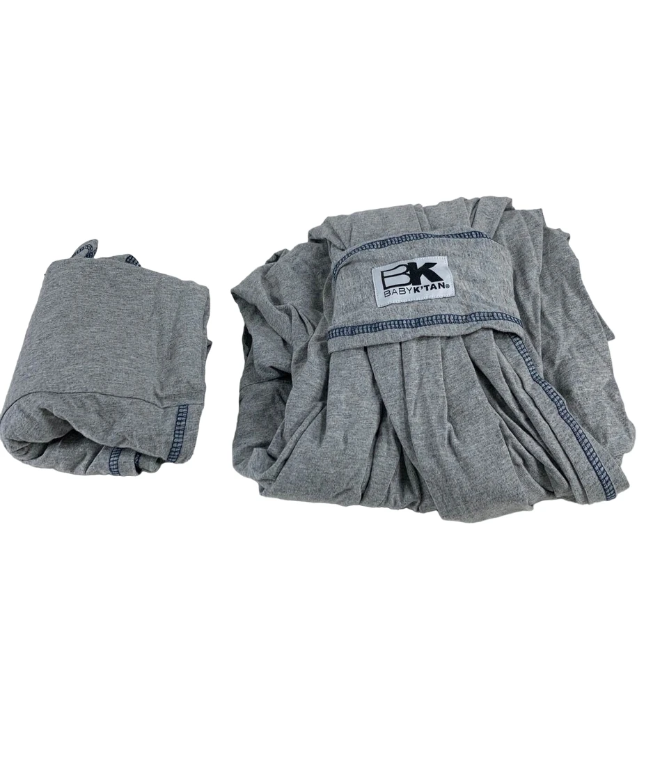 Baby K'tan Baby Carrier, Large, Original, Heather Gray 3 Baby K'tan Baby Carrier, Large, Original, Heather Gray