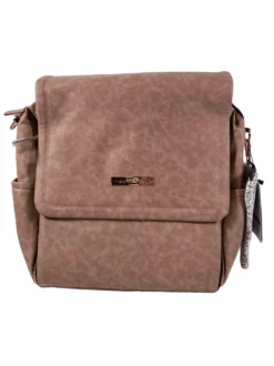 Petunia Pickle Bottom Boxy Backpack Diaper Bag, Dusty Rose Leatherette